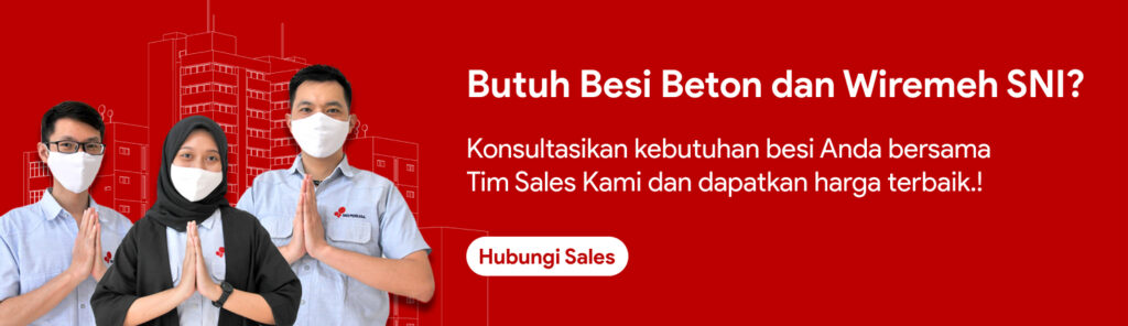 besi beton dan wiremesh