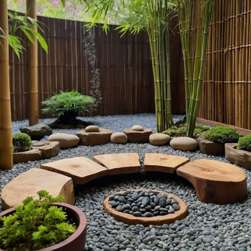 Taman Bergaya Jepang (Zen Garden)