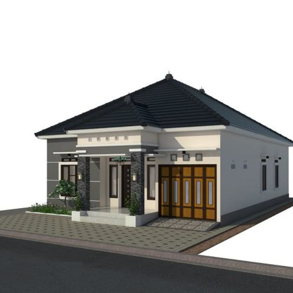 contoh desain rumah dikampung sederhana