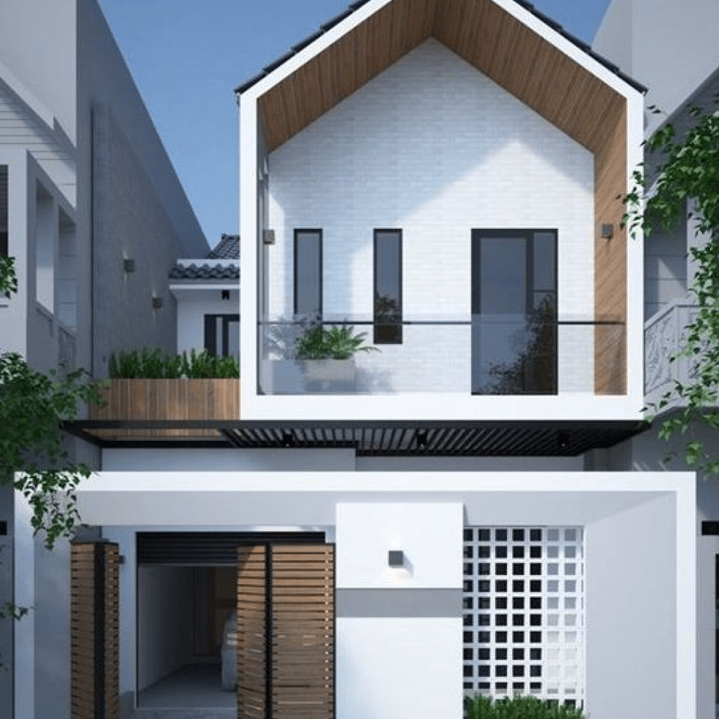 rumah minimalis 2 lantai mewah skandinavia
