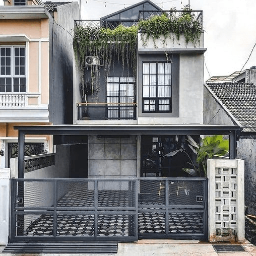 Model Rumah Minimalis dengan Roof Garden