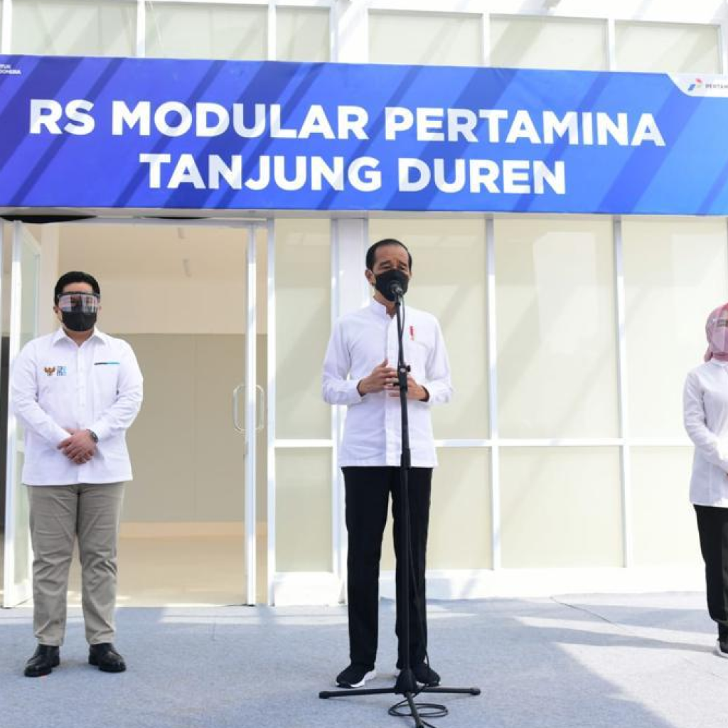 Peresmian Rumah Sakit Modular di Indonesia