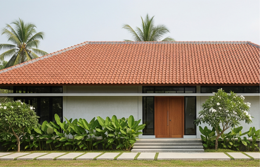 Atap Rumah Minimalis Atap Genteng (Tanah Liat, Beton, Keramik)