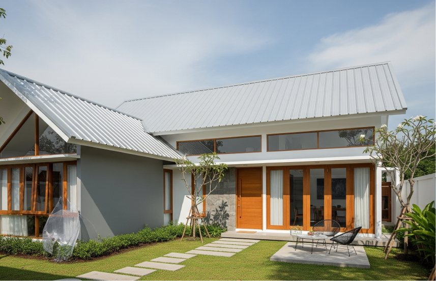 Atap Rumah Minimalis Atap Metal (Spandek & Galvalum)