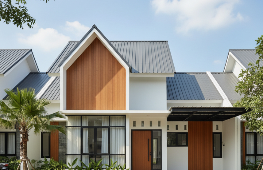 Atap Rumah Minimalis Atap Pelana (Gable Roof)