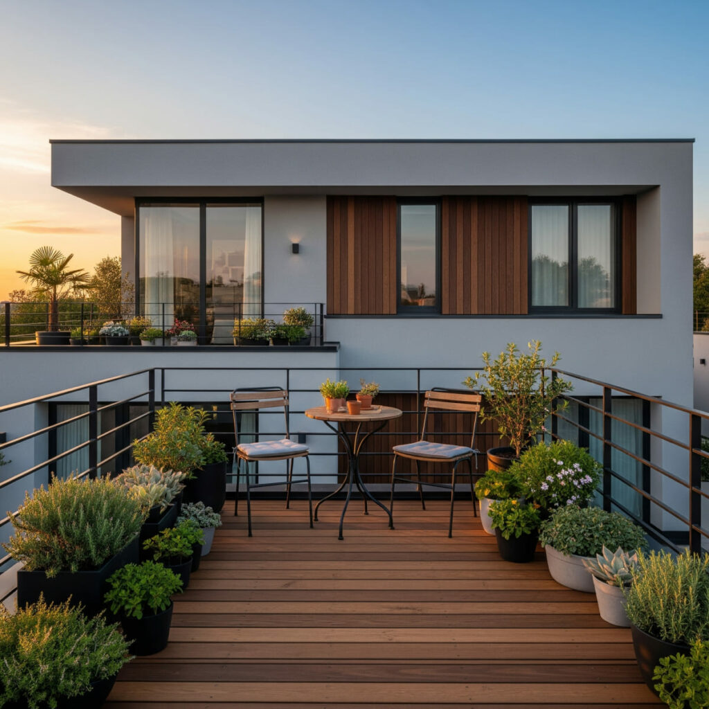 Dak Multifungsi sebagai Balkon