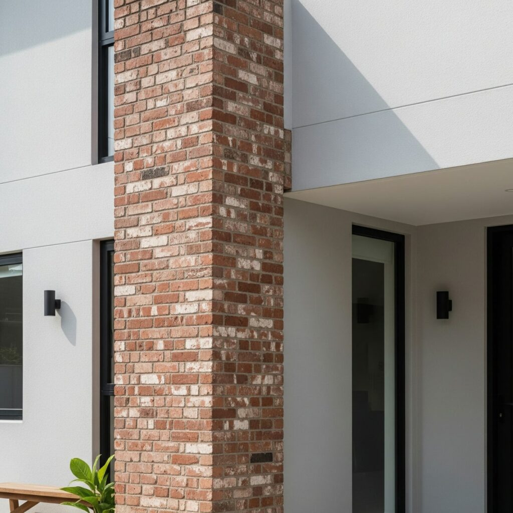 Desain Profil Tiang Teras Rumah Minimalis Tiang Batu Bata Ekspos