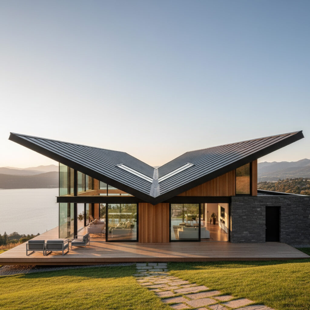 Atap Kupu-Kupu (Butterfly Roof)