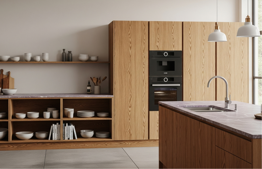 Bahan Kitchen Set yang Bagus dan Awet Plywood (Multiplek)
