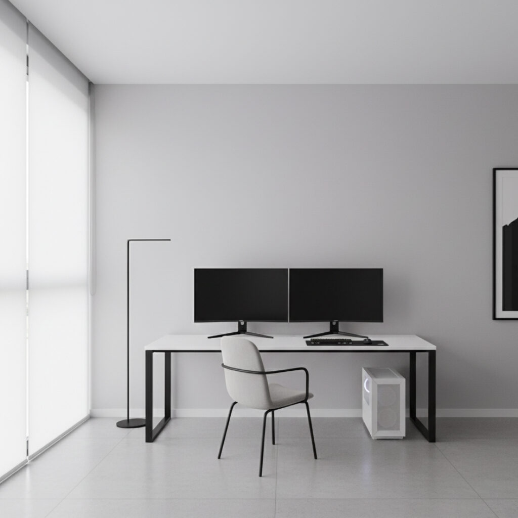 Desain Kamar Gaming Gaya Minimalis Modern: "Less is More"