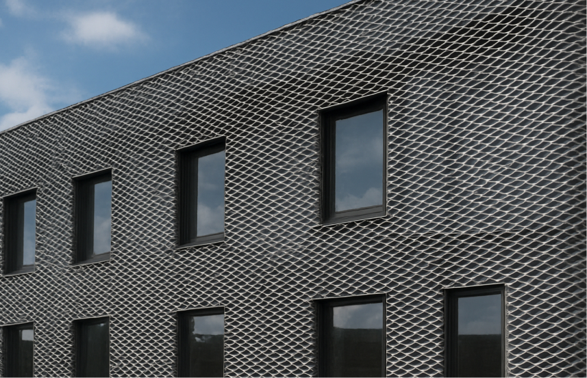 Expanded Metal Facade buildings