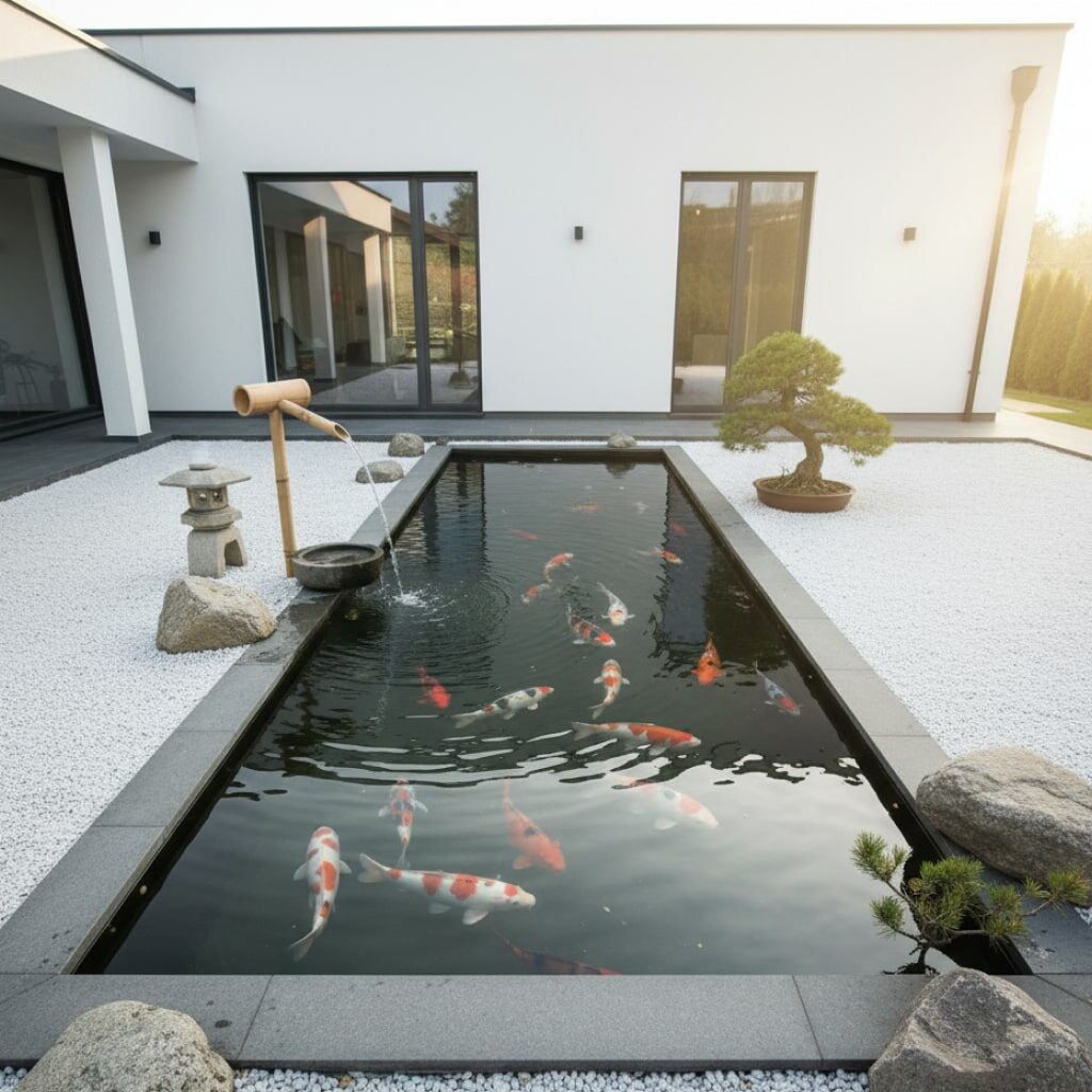 Kolam Harmoni dan Keseimbangan ala Taman Zen Jepang