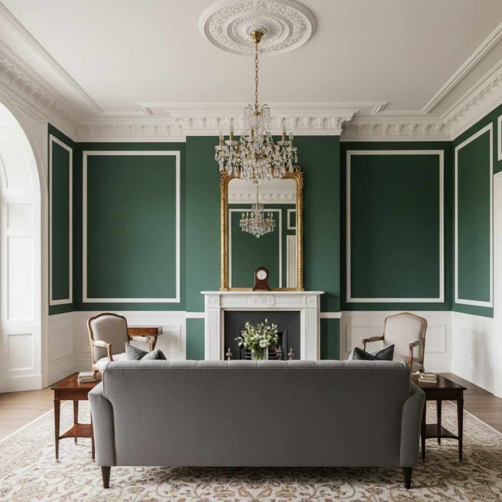 Kombinasi Crown & Baseboard Moulding