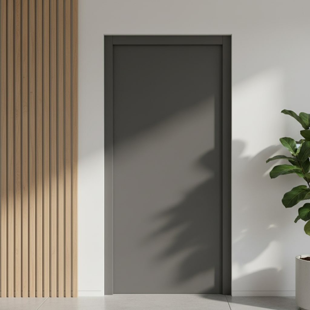 Pintu Kamar Tidur Modern Rata (Flush Door) 