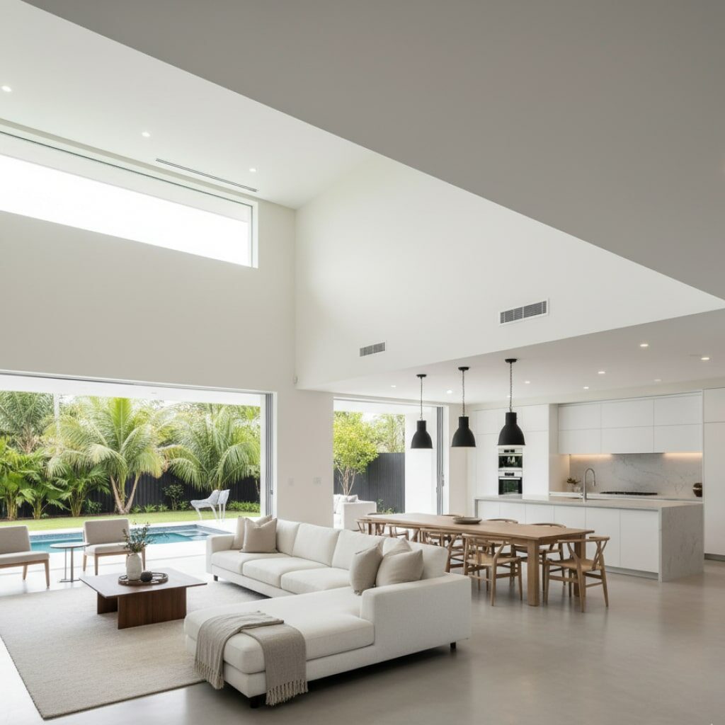 Rumah Konsep Open Floor Plan