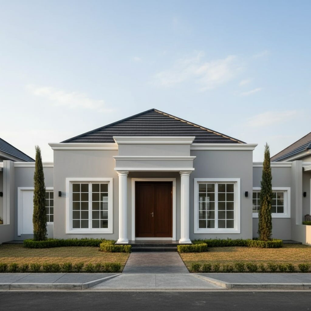 Rumah Sederhana Gaya Klasik Modern