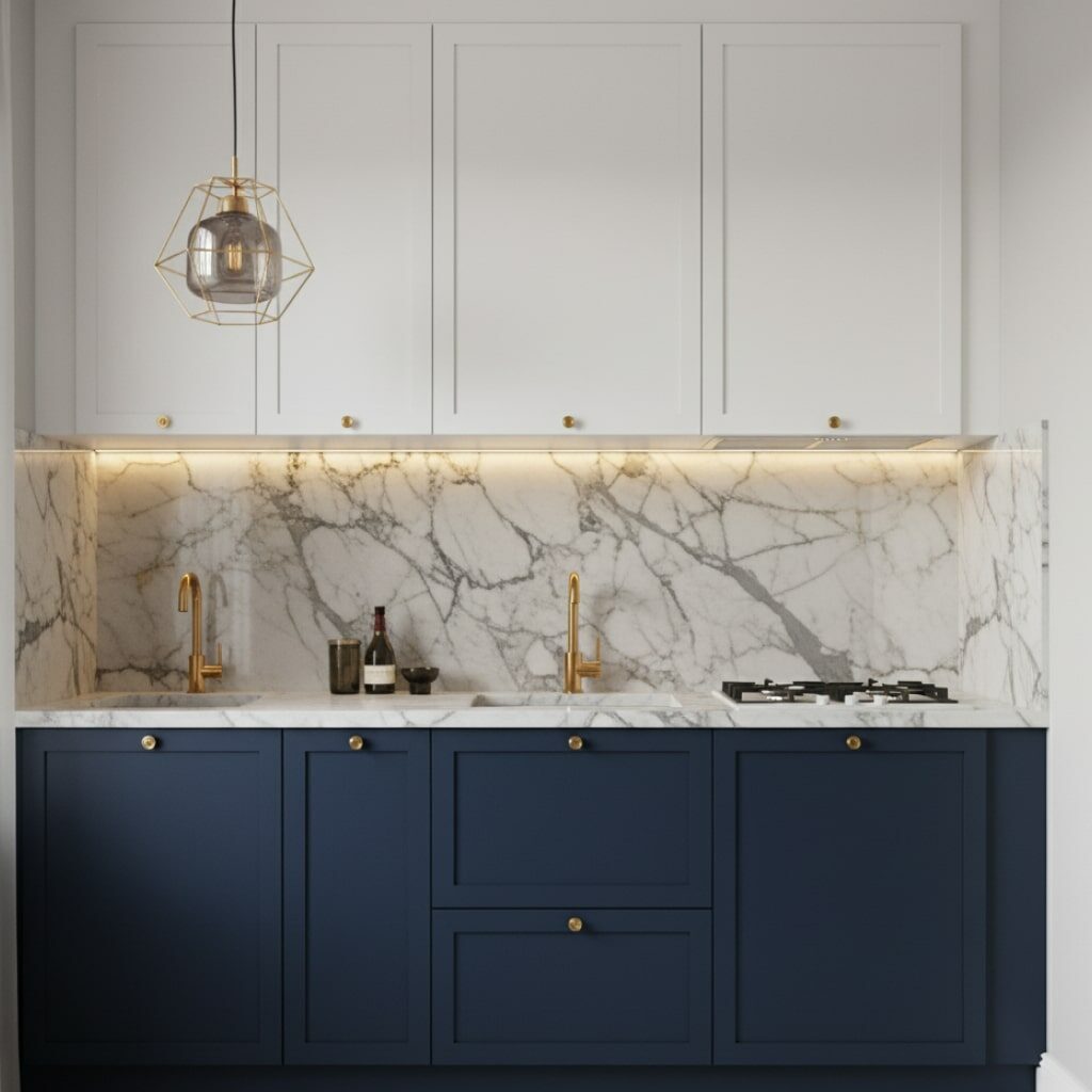 Dapur Elegan dan Mewah dengan Sentuhan Premium