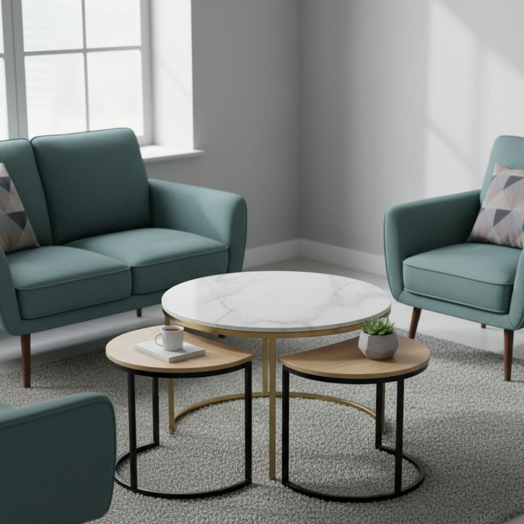 Fungsionalitas Cerdas untuk Ruang Terbatas - Nesting Tables