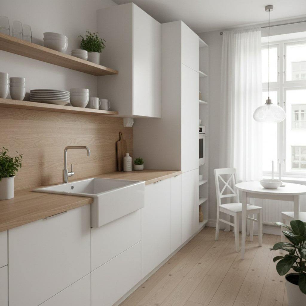 Kitchen Set Gaya Skandinavia