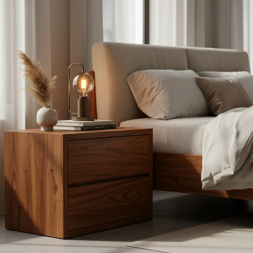 Nakas Kayu Solid (Jati, Mahoni)