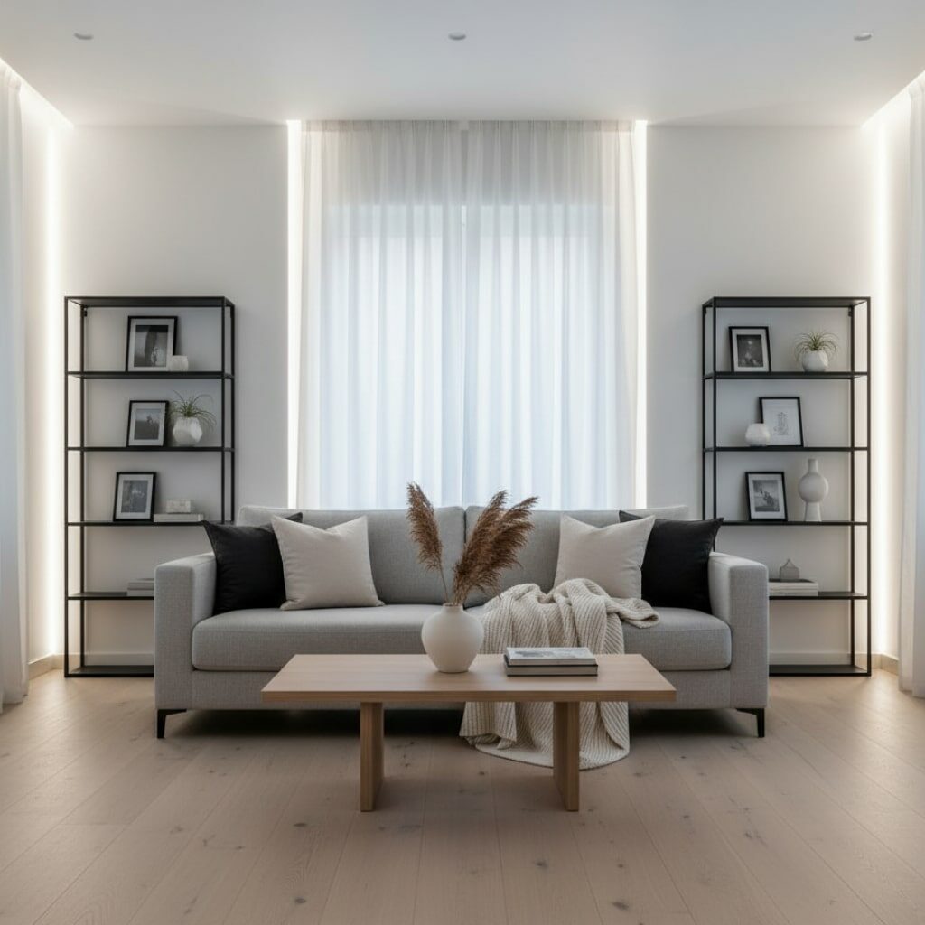Rumah Skandinavia Garis Desain yang Bersih (Clean Lines)