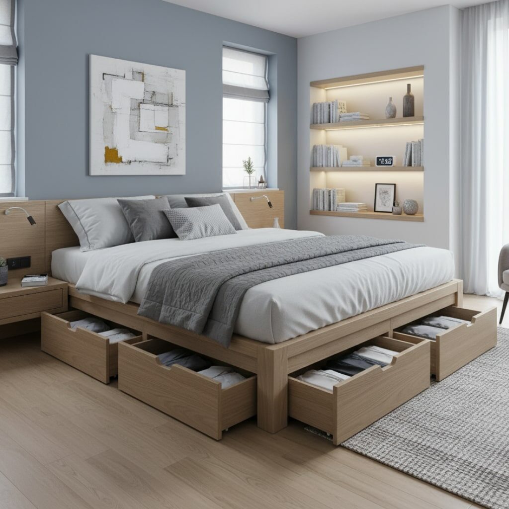 Tempat Tidur Ideal Gaya Fungsional dan Inovatif