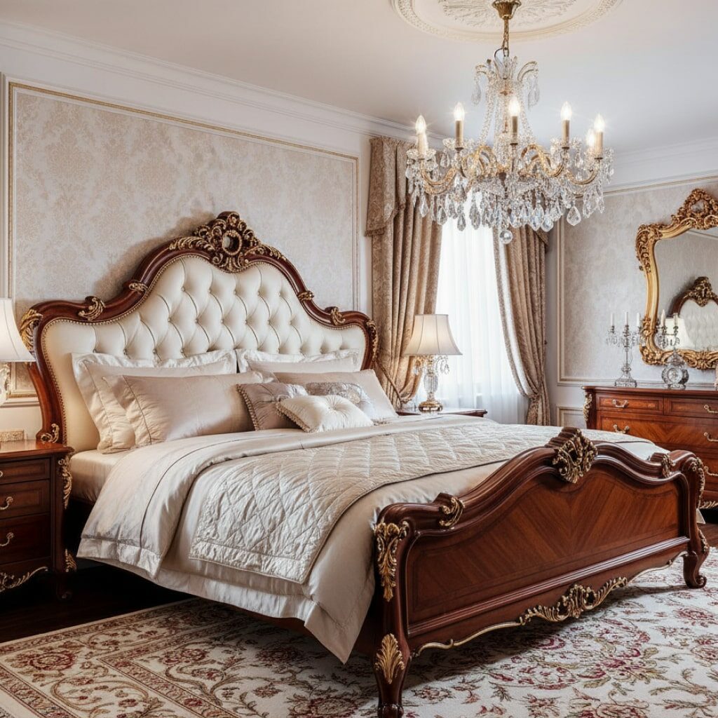 Tempat Tidur Ideal Gaya Klasik & Mewah (American Style, Baroque, Rococo)