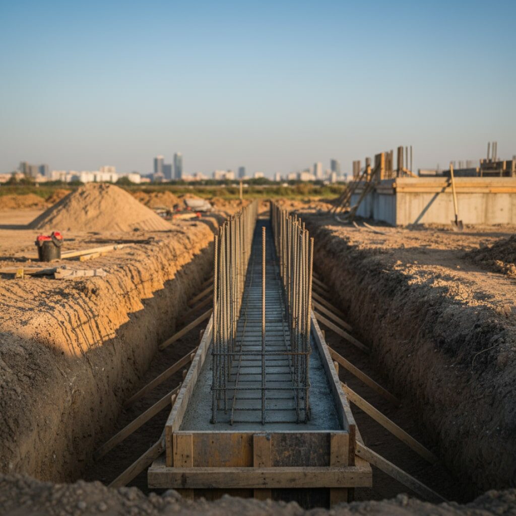 Pondasi Telapak Dinding (Wall Footing / Continuous Footing)