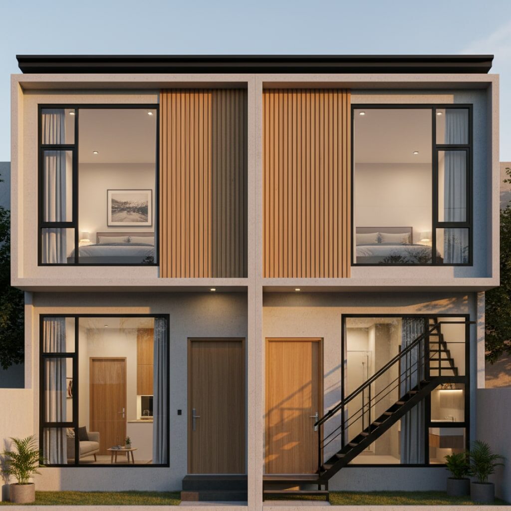 Desain Kontrakan 3x6 2 lantai