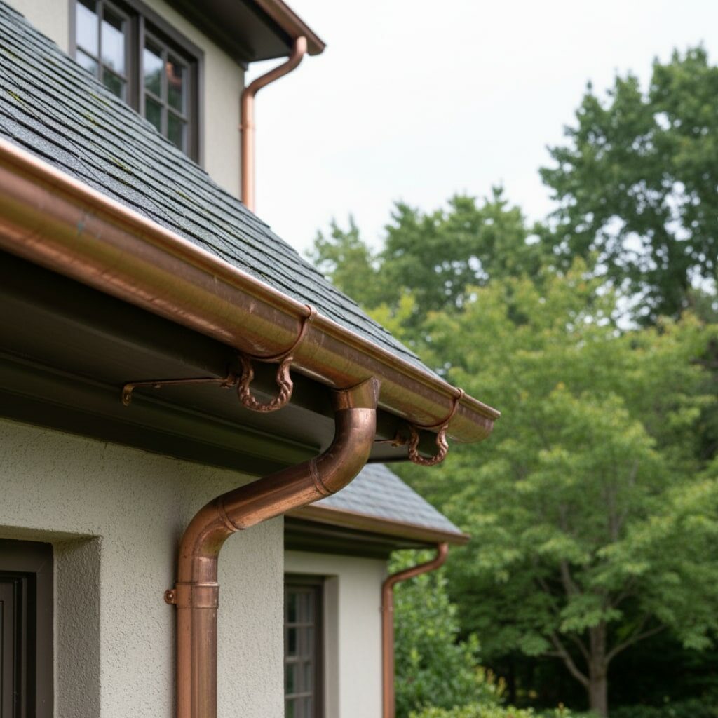 Model Talang Air Atap Rumah Half-Round (Setengah Lingkaran)