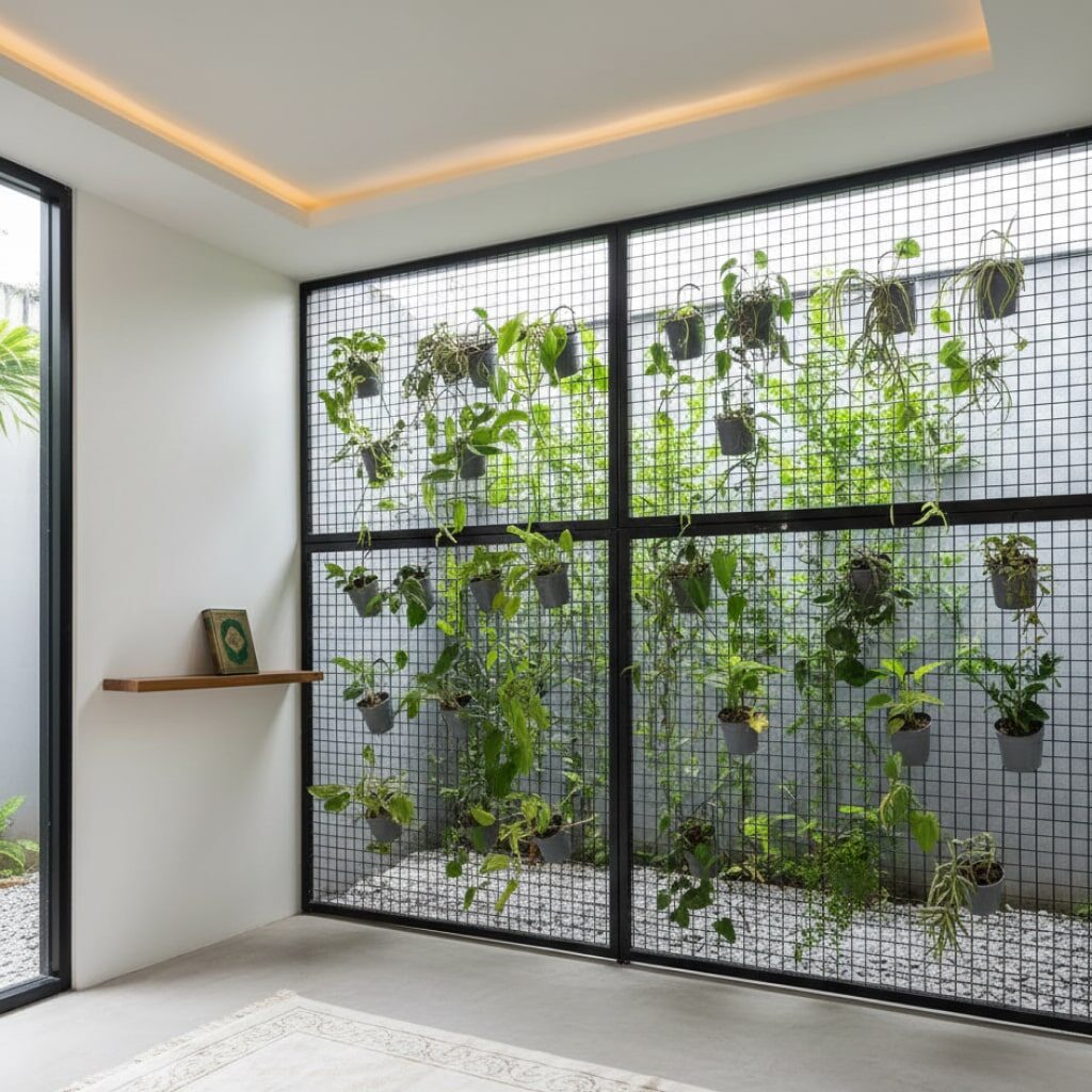 Pagar Besi Hollow Unik Desain Horizontal Rapat (Minimalis Modern)