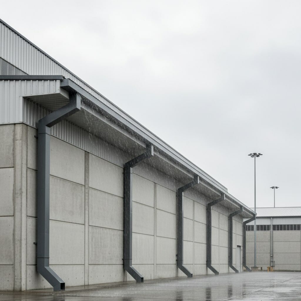 Model Talang Air Atap Rumah Kotak (Box Gutter / Persegi)