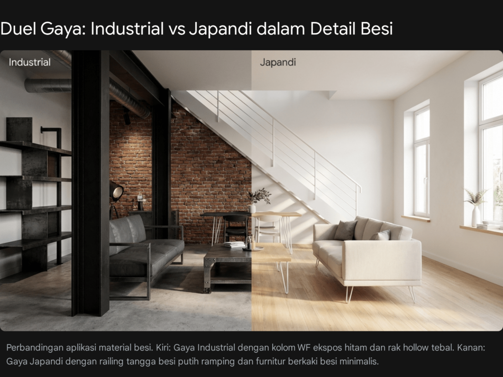 Gaya Industrial Vs Gaya Japandi