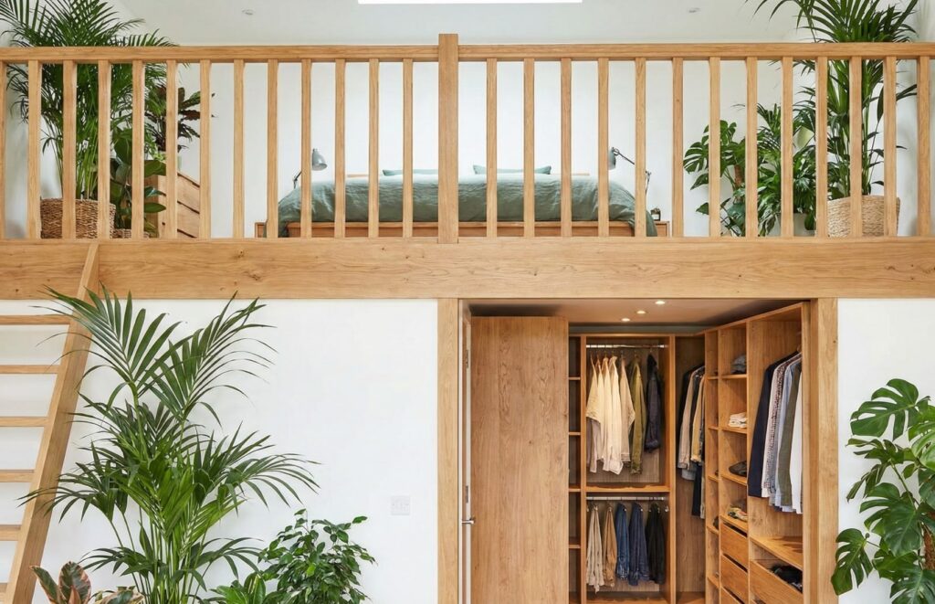 Mezanine Kamar Konsep Tropical Space Saving