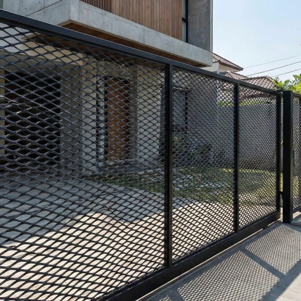 Pagar Rumah Sederhana Tapi Cantik Revolusi Expanded Metal