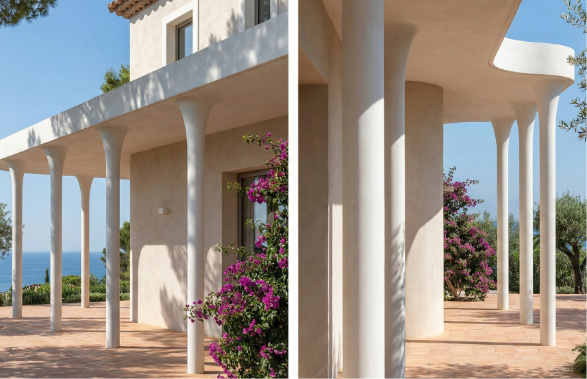 Tiang Silinder/Bulat Ramping