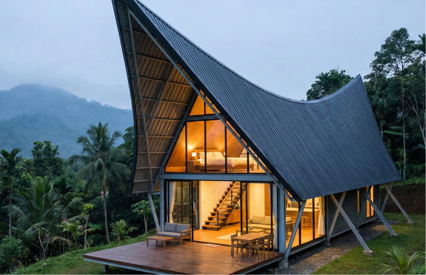 Hunian Modern Estetik Toraja Modern