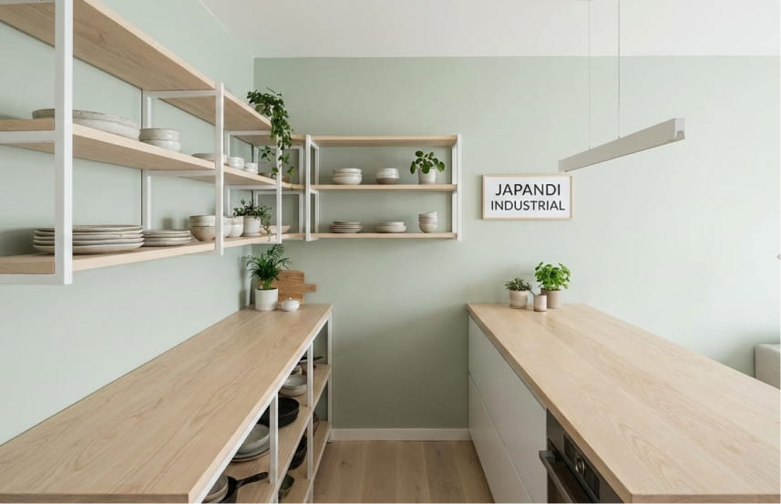 Kitchen Set Japandi Industrial