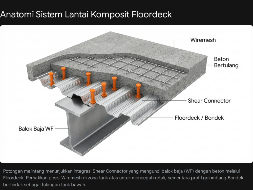 Lantai Komposit Floordeck