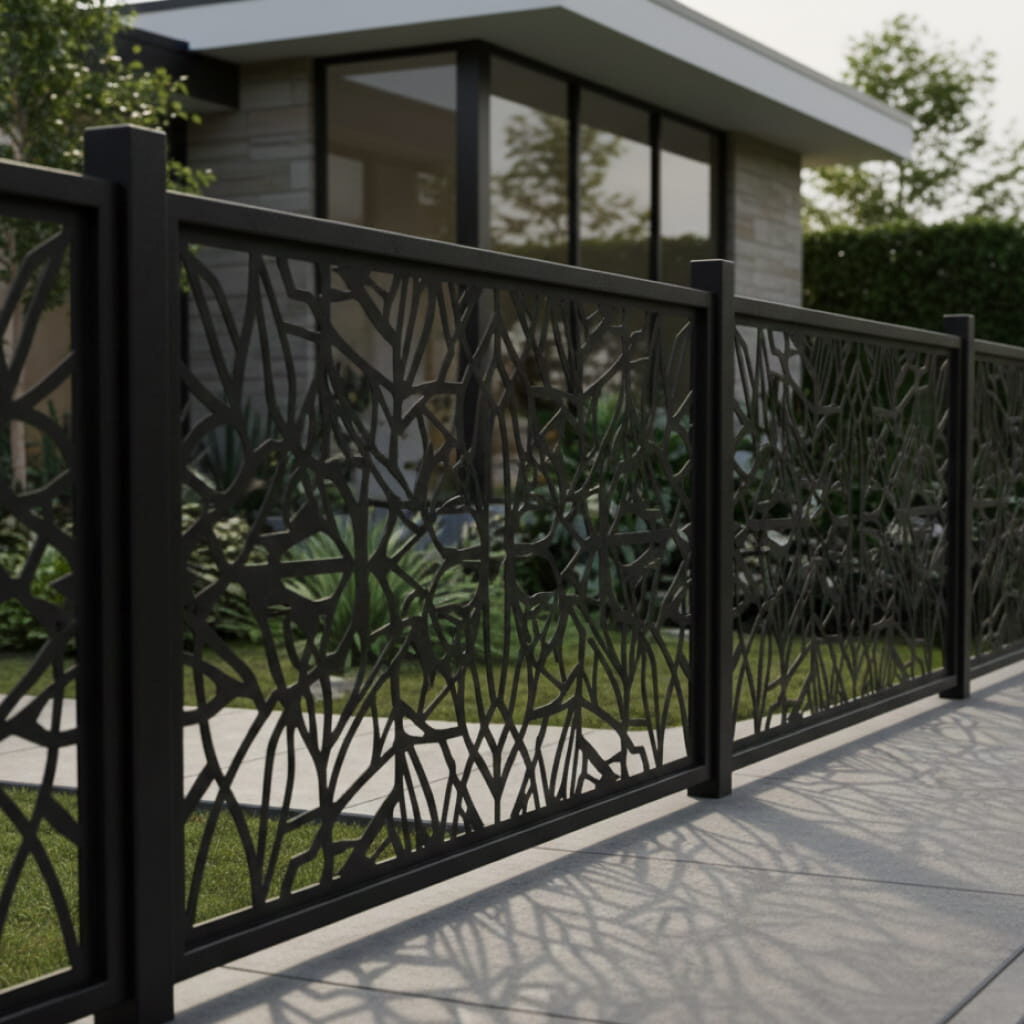 Pagar Parametrik dan Laser Cut