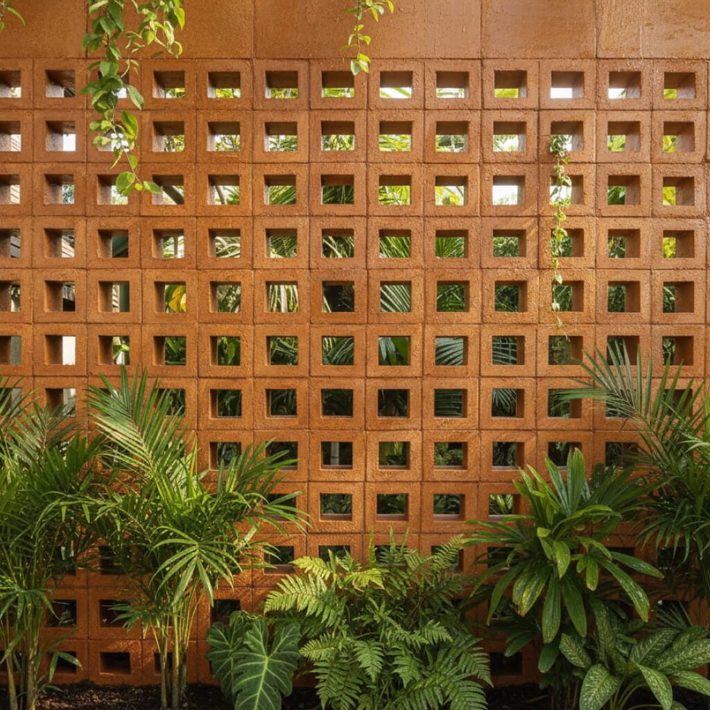 Roster Dinding Tanah Liat (Terracotta)