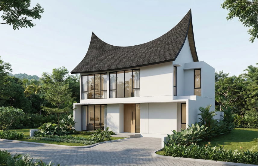 Rumah Modern Estetik Minang Minimalis