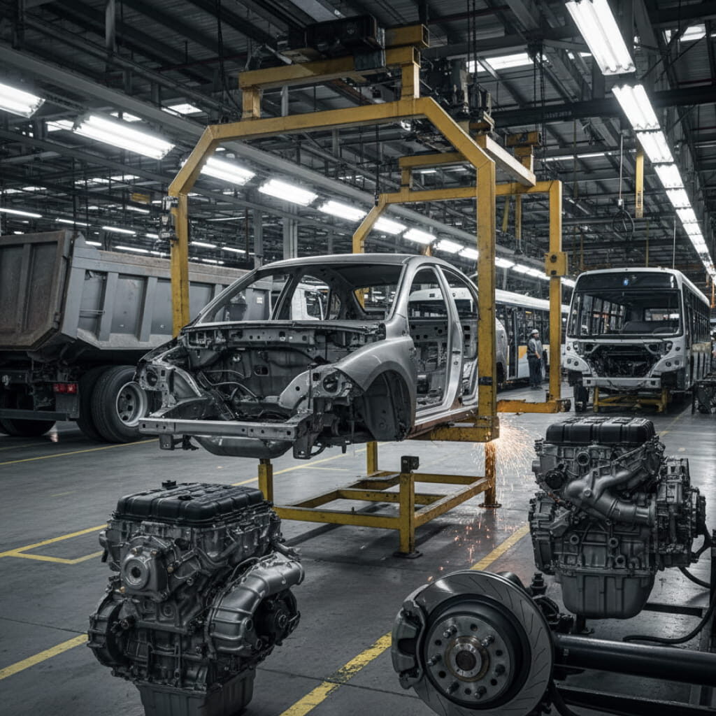 Kegunaan Besi Sebagai Industri Otomotif