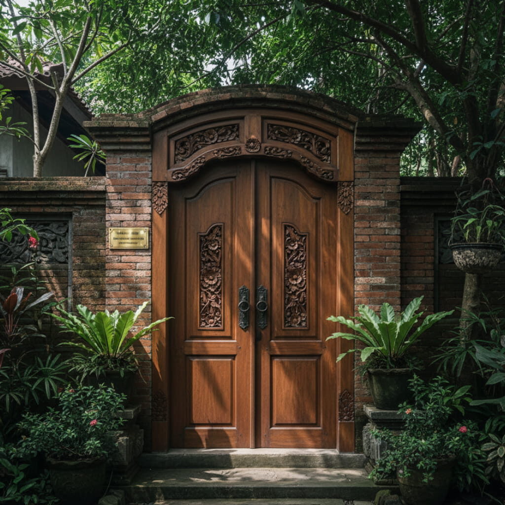 Jenis Pintu Rumah Kayu